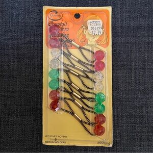 Vintage Goody Ponytail Holders Clackers Double Bead 1970s NIB Unused